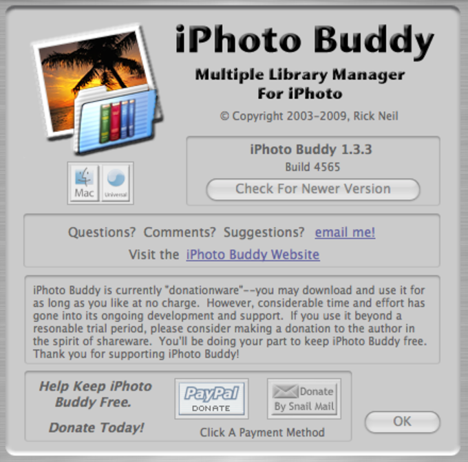 How to identify current iphotos library on mac pro